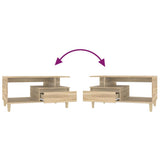 Coffee Table Sonoma Oak 90x49x45 cm Engineered Wood
