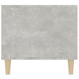 Coffee Table Concrete Grey 90x49x45 cm Engineered Wood - Close-Up Angle