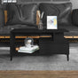 Coffee Table Black 90x49x45 cm Engineered Wood