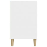 Shoe Cabinet White 102x36x60 cm Engineered Wood - Rear View