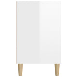 Shoe Cabinet High Gloss White 102x36x60 cm Engineered Wood