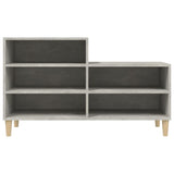Shoe Cabinet Concrete Grey 102x36x60 cm Engineered Wood - 45-Degree Angle