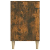Shoe Cabinet Smoked Oak 102x36x60 cm Engineered Wood