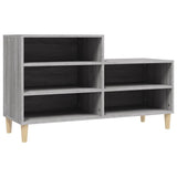 Shoe Cabinet Grey Sonoma 102x36x60 cm Engineered Wood - Front View