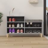 Shoe Cabinet Grey Sonoma 102x36x60 cm Engineered Wood - Side View