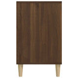 Shoe Cabinet Brown Oak 102x36x60 cm Engineered Wood