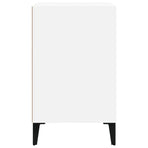 Shoe Cabinet High Gloss White 102x36x60 cm Engineered Wood