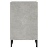 Shoe Cabinet Concrete Grey 102x36x60 cm Engineered Wood - Top-Down View