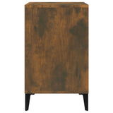 Shoe Cabinet Smoked Oak 102x36x60 cm Engineered Wood - Top-Down View