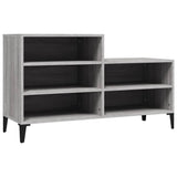 Shoe Cabinet Grey Sonoma 102x36x60 cm Engineered Wood - Front View