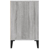 Shoe Cabinet Grey Sonoma 102x36x60 cm Engineered Wood - Rear View