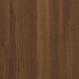 Shoe Cabinet Brown Oak 102x36x60 cm Engineered Wood - Low Angle