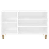 Shoe Cabinet White 102x36x60 cm Engineered Wood - 45-Degree Angle