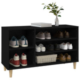 Shoe Cabinet Black 102x36x60 cm Engineered Wood - Top-Down View