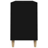 Shoe Cabinet Black 102x36x60 cm Engineered Wood - Rear View