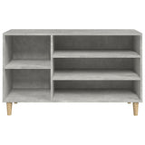 Shoe Cabinet Concrete Grey 102x36x60 cm Engineered Wood - 45-Degree Angle