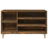 Shoe Cabinet Smoked Oak 102x36x60 cm Engineered Wood