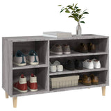Shoe Cabinet Grey Sonoma 102x36x60 cm Engineered Wood - Top-Down View