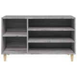 Shoe Cabinet Grey Sonoma 102x36x60 cm Engineered Wood