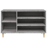 Shoe Cabinet Grey Sonoma 102x36x60 cm Engineered Wood - 45-Degree Angle