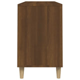 Shoe Cabinet Brown Oak 102x36x60 cm Engineered Wood
