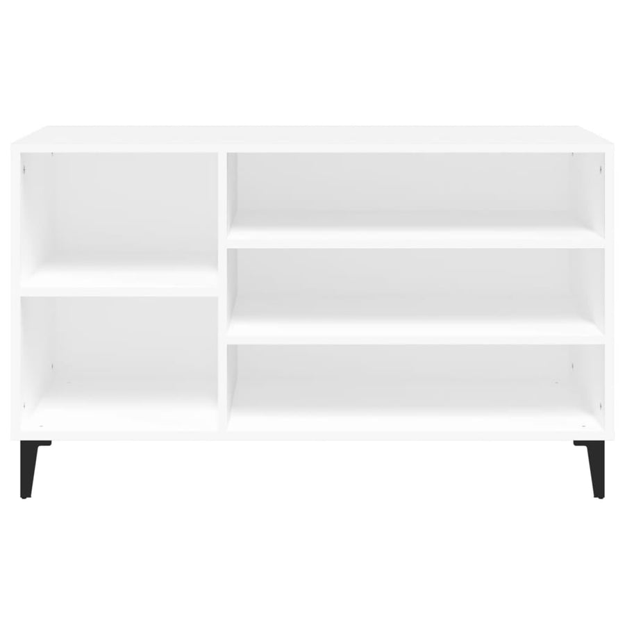 Shoe Cabinet White 102x36x60 cm Engineered Wood