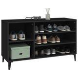 Shoe Cabinet Black 102x36x60 cm Engineered Wood - Top-Down View