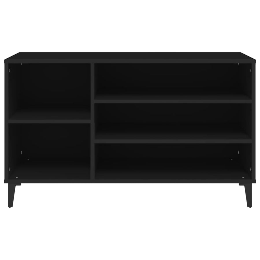 Shoe Cabinet Black 102x36x60 cm Engineered Wood