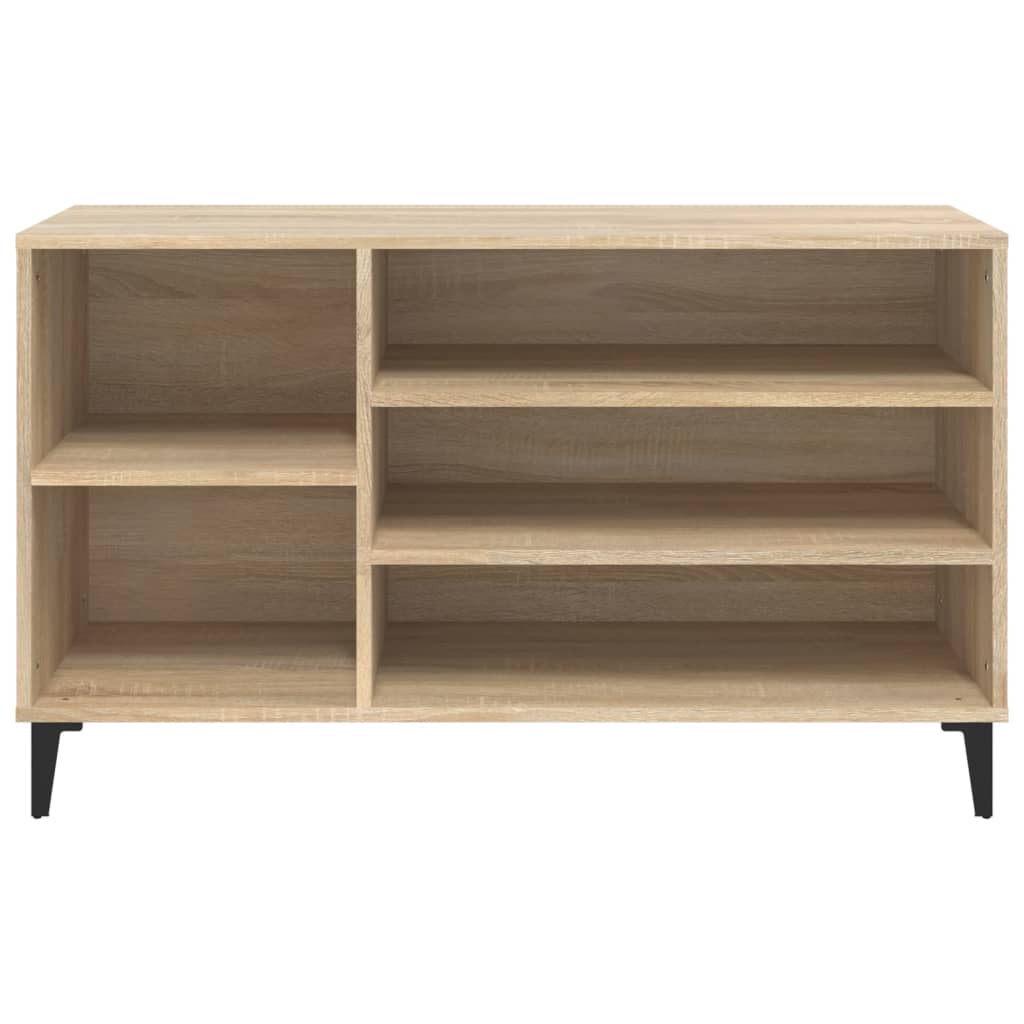 Shoe Cabinet Sonoma Oak 102x36x60 cm Engineered Wood