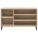 Shoe Cabinet Sonoma Oak 102x36x60 cm Engineered Wood