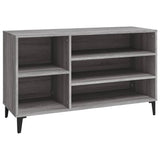 Shoe Cabinet Grey Sonoma 102x36x60 cm Engineered Wood