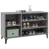 Shoe Cabinet Grey Sonoma 102x36x60 cm Engineered Wood - Top-Down View
