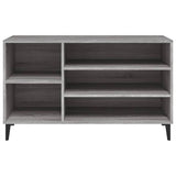 Shoe Cabinet Grey Sonoma 102x36x60 cm Engineered Wood - 45-Degree Angle