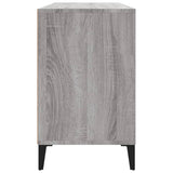 Shoe Cabinet Grey Sonoma 102x36x60 cm Engineered Wood - Rear View