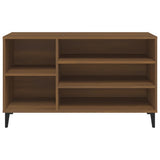 Shoe Cabinet Brown Oak 102x36x60 cm Engineered Wood - 45-Degree Angle
