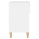 Shoe Cabinet White 70x36x60 cm Engineered Wood - Low Angle
