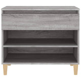 Shoe Cabinet Grey Sonoma 70x36x60 cm Engineered Wood