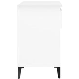 Shoe Cabinet White 70x36x60 cm Engineered Wood - Low Angle