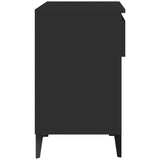 Shoe Cabinet Black 70x36x60 cm Engineered Wood - Low Angle