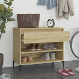 Shoe Cabinet Sonoma Oak 70x36x60 cm Engineered Wood