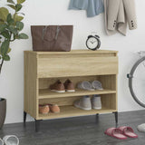 Shoe Cabinet Sonoma Oak 70x36x60 cm Engineered Wood