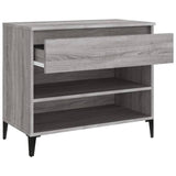 Shoe Cabinet Grey Sonoma 70x36x60 cm Engineered Wood - Rear View