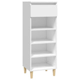 Shoe Cabinet White 40x36x105 cm Engineered Wood
