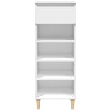 Shoe Cabinet White 40x36x105 cm Engineered Wood