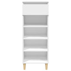 Shoe Cabinet White 40x36x105 cm Engineered Wood