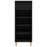 Shoe Cabinet Black 40x36x105 cm Engineered Wood