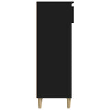 Shoe Cabinet Black 40x36x105 cm Engineered Wood - 45-Degree Angle