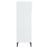 Shoe Rack High Gloss White 40x36x105 cm Engineered Wood