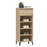 Shoe Rack Sonoma Oak 40x36x105 cm Engineered Wood - Top-Down View