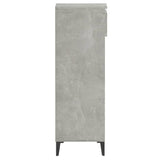 Shoe Rack Concrete Grey 40x36x105 cm Engineered Wood